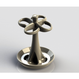 Hugger toothbrush holder