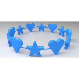 Star and Heart Bracelet 